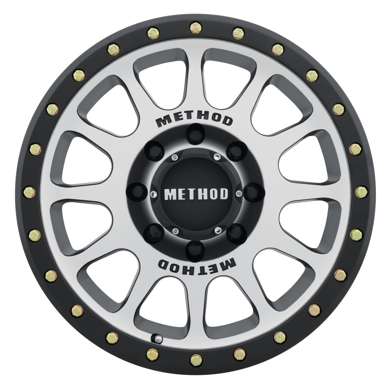 Method MR305 NV 17x8.5 0mm Offset 8x6.5 130.81mm CB Machined/Black Street Loc Wheel - DTX Performance