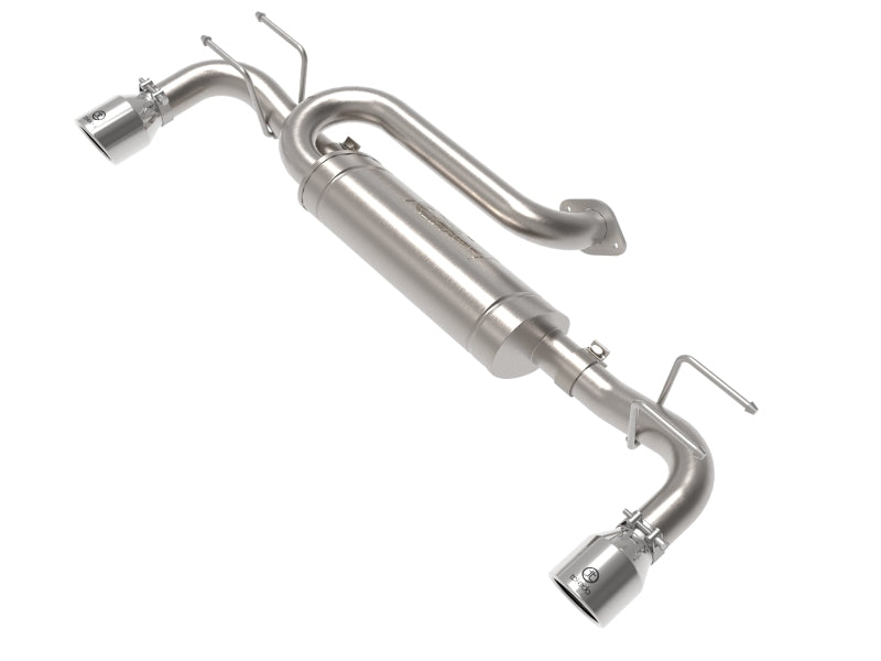 aFe 19-22 Mazda 3 L4 2.5L Takeda 3in to 2-1/2in 304 Stainless Steel Axle-Back Exhaust w/Polished Tip - DTX Performance