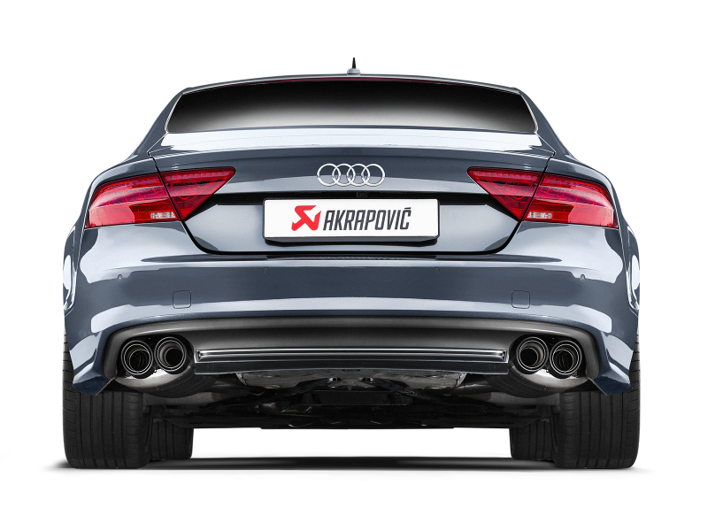 Akrapovic 13-17 Audi S6 Avant/Limousine (C7) Evolution Line Cat Back (Titanium) w/ Carbon Tips - DTX Performance