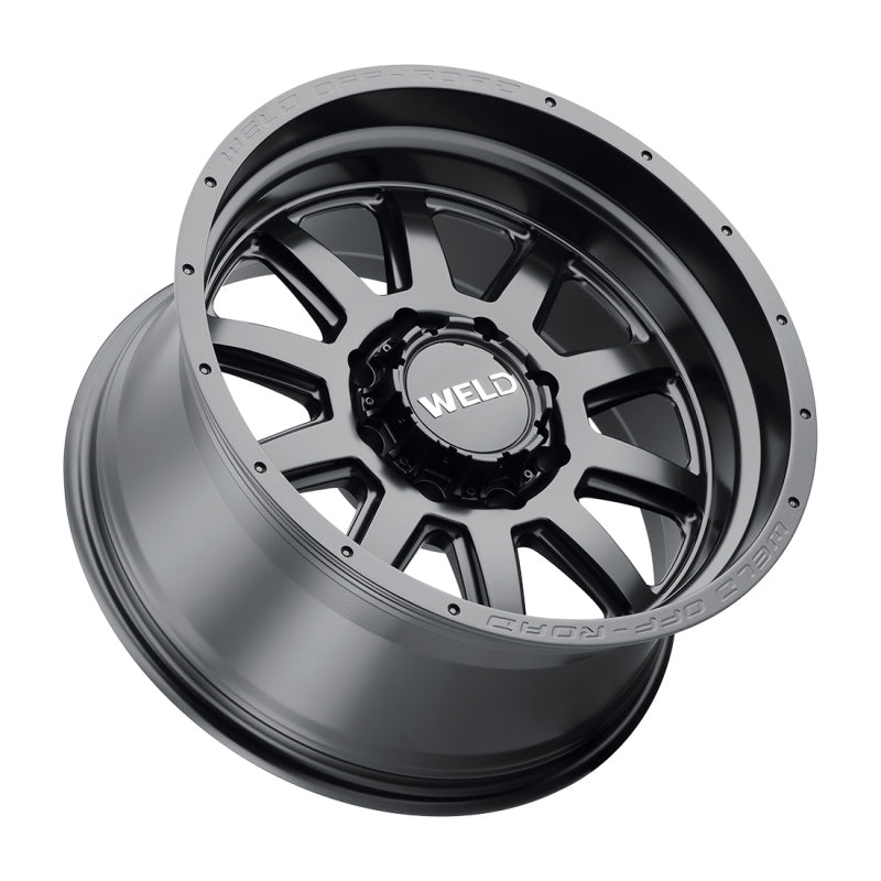 Weld Off-Road W101 20X10 Stealth 8X170 ET-18 BS4.75 Satin Black 125.1 - DTX Performance