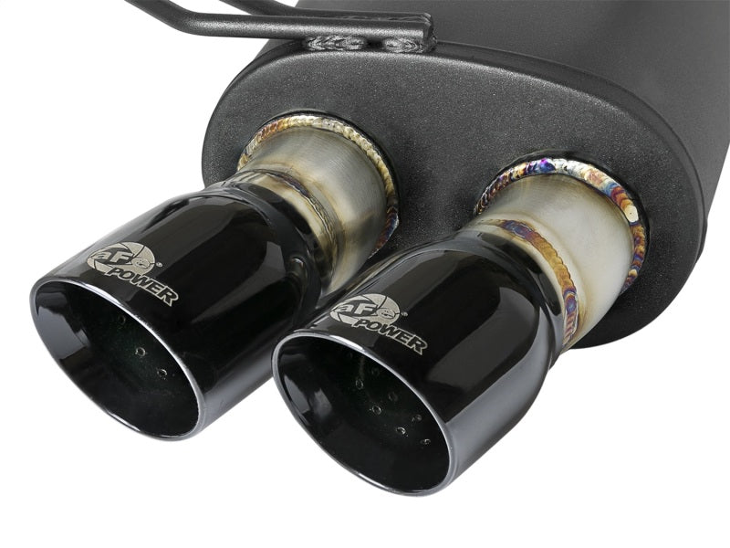 aFe MACH Force-Xp 2-1/2in 304 SS Cat-Back Exhaust w/ Black Tips 05-08 BMW Z4 M Coupe (E86) L6 3.2L - DTX Performance