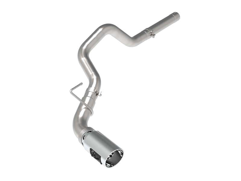 aFe Large Bore-HD 3in 409-SS DPF-Back Exhaust System w/ Polished Tip 14-19 RAM 1500 V6 3.0L (td) - DTX Performance