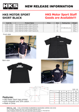 Load image into Gallery viewer, HKS MOTORSPORT BUTTON-UP SHIRT BLACK M - DTX Performance