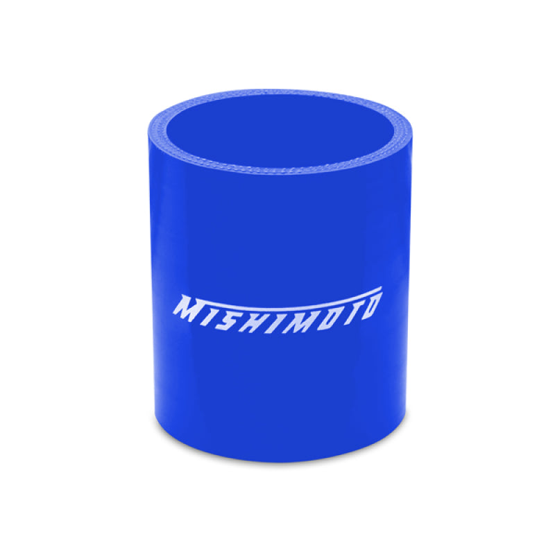 Mishimoto 2.25 Inch Blue Straight Coupler - DTX Performance