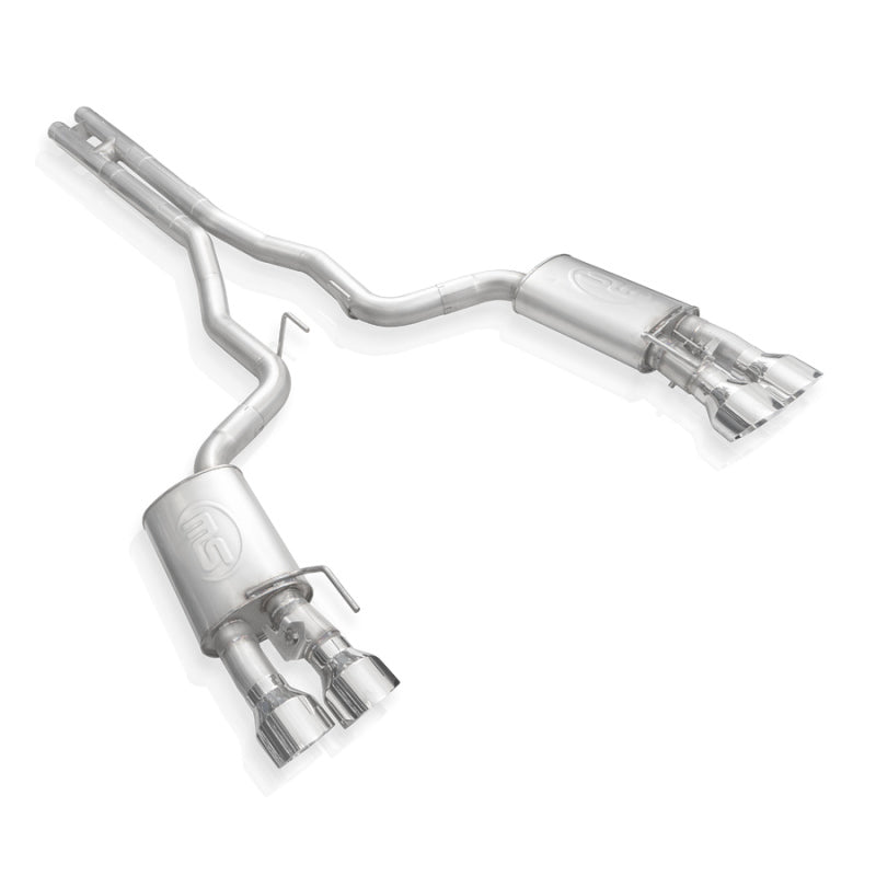 Stainless Works 2020 Ford GT500 Legend Catback H-Pipe Exhaust Factory Connect - Polished Tips - DTX Performance