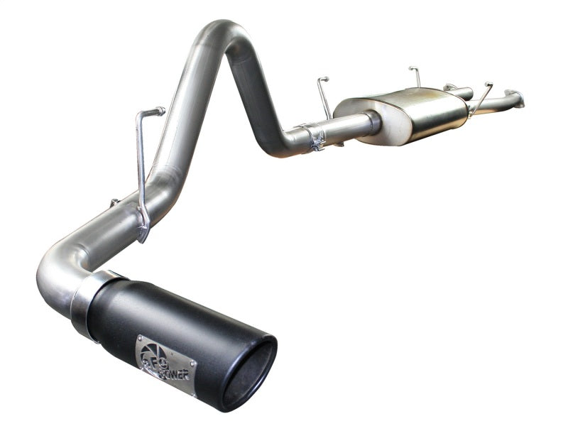 aFe MACHForce XP Exhausts Cat-Back SS-409 EXH CB Toyota Tundra 07-09 V8-4.7L (blk tip) - DTX Performance