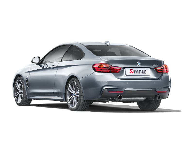 Akrapovic 16-17 BMW 340i (F30 F31) Evolution Line Cat Back (SS) w/ Carbon Tips (Req. Link Pipe) - DTX Performance