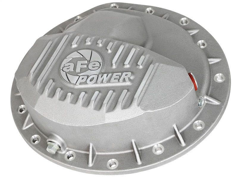 afe Front Differential Cover (Raw; Street Series); Dodge Diesel Trucks 03-12 L6-5.9/6.7L (td) - DTX Performance