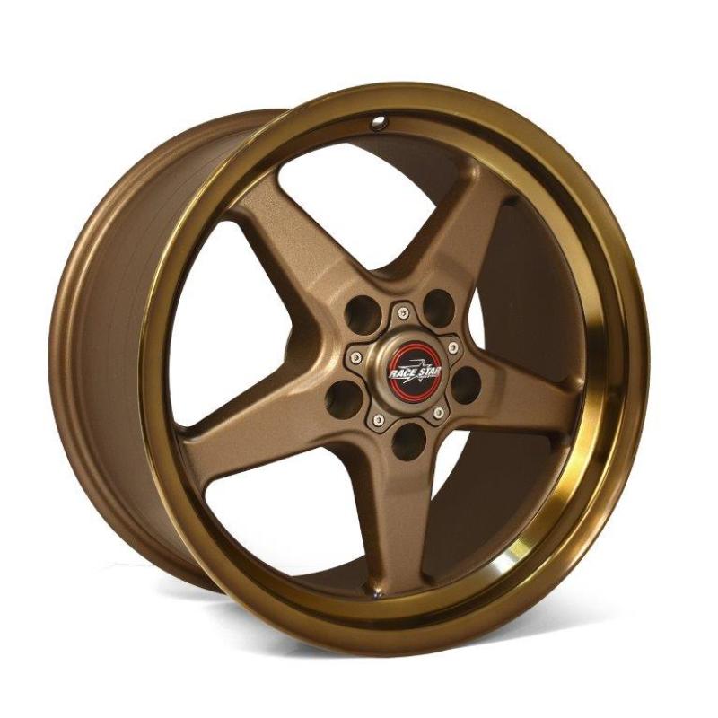 Race Star 92 Drag Star Bracket Racer 17x10.5 5x4.50BC 7.625BS Bronze Wheel - DTX Performance