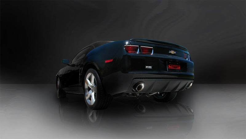 Corsa 10-14 Chevrolet Camaro Coupe SS 6.2L V8 Auto Polished Sport Cat-Back + XO Exhaust - DTX Performance