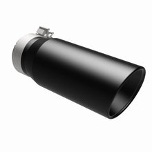 Load image into Gallery viewer, MagnaFlow Tip Stainless Black Coated Single Double Round Single Outlet 5in Dia 4in Inlet 13in L - DTX Performance