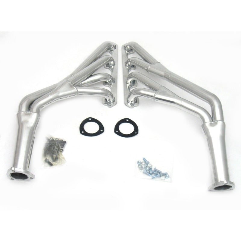 JBA 65-70 Ford Mustang 260-302 SBF 1-1/2in-1-3/4in Primary Silver Ctd Tri Y Header - DTX Performance