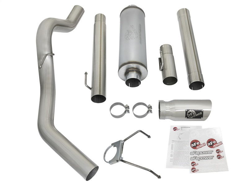 aFe MACHForce XP Exhausts Cat-Back SS-409 EXH CB Dodge Diesel Trucks 03-04 L6-5.9L (td) - DTX Performance