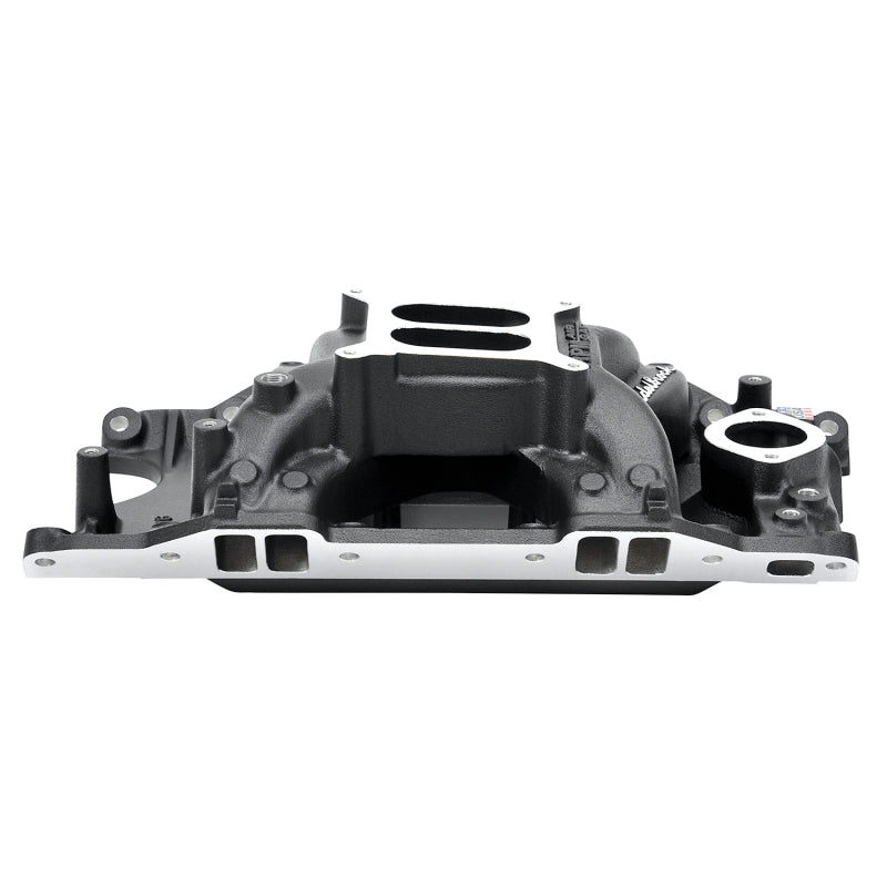 Edelbrock Intake Manifold RPM Air-Gap Small-Block Chrysler 340-360 Black - DTX Performance