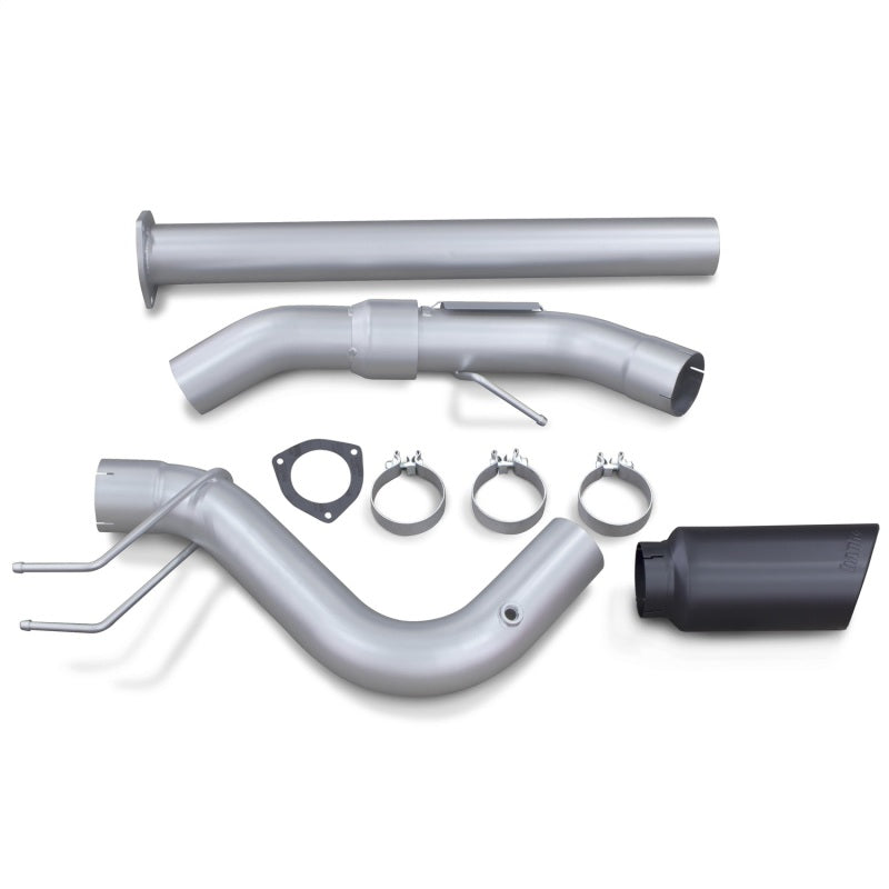 Banks Power 17-19 Ford 6.7L F250-350-450 4in Monster Exhaust System - Single Exit w/ Black Tip - DTX Performance