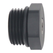 Load image into Gallery viewer, DeatschWerks 10AN ORB Male Plug Fitting with 1/8in NPT Gauge Port - Anodized Matte Black - DTX Performance