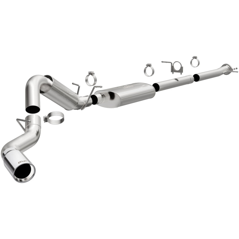 MagnaFlow 2022+ GM 2500/3500HD 6.6L Gas Single Passenger Side Rear Exit Cat-Back Exhaust - DTX Performance