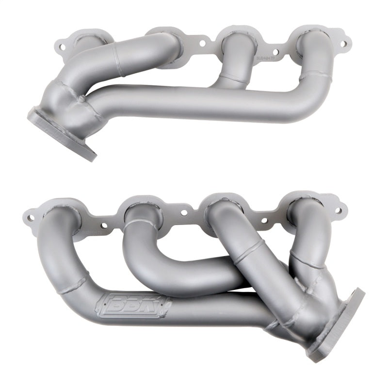 BBK 14-18 GM Truck 5.3/6.2 1 3/4in Shorty Tuned Length Headers - Titanium Ceramic - DTX Performance