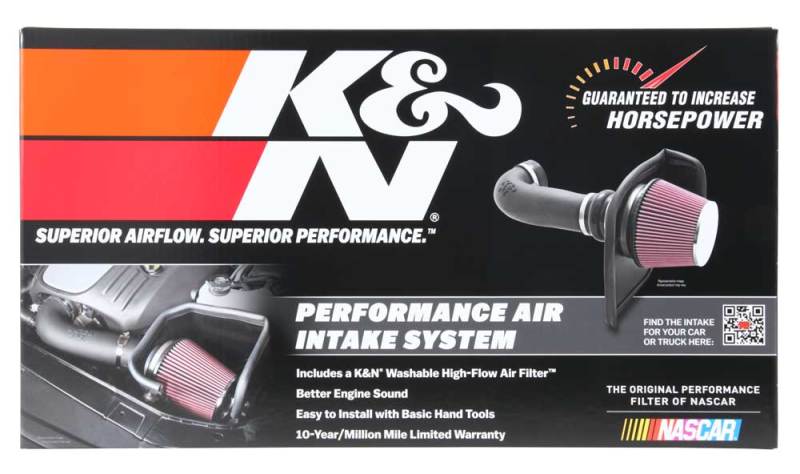 K&N 19-20 Jeep Cherokee L4-2.4L Performance Air Intake Kit - DTX Performance