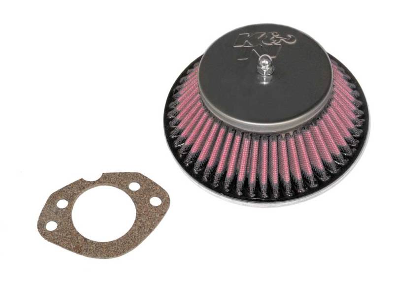 K&N Custom Racing Assembly - Round Tapered - Red 1.656in Neck Flange - 2.25in Over Height - DTX Performance