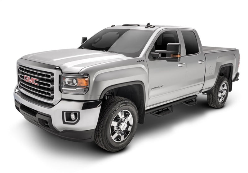 N-Fab Podium LG 2019 Chevy/GMC 1500 Crew Cab - Cab Length - Tex. Black - 3in - DTX Performance