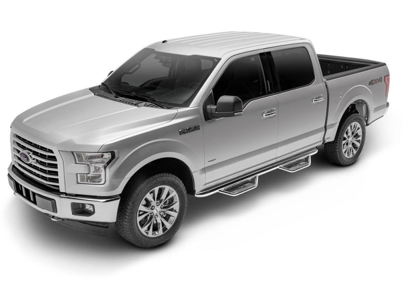 N-Fab Podium SS 16-17 Toyota Tacoma Double Cab - Polished Stainless - 3in - DTX Performance