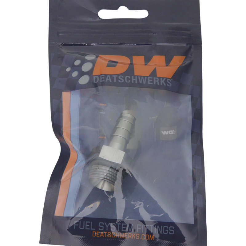 DeatschWerks 8AN ORB Male To 3/8in. Male Triple Barb Fitting (Incl. O-Ring) - DTX Performance