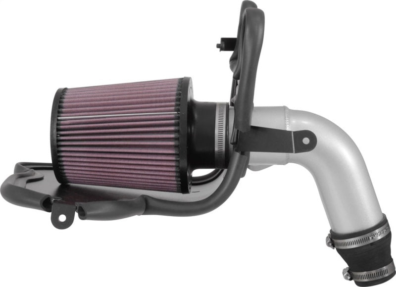 K&N 17-18 Chevy Cruze 1.4L Turbo Silver Typhoon Short Ram Intake - DTX Performance