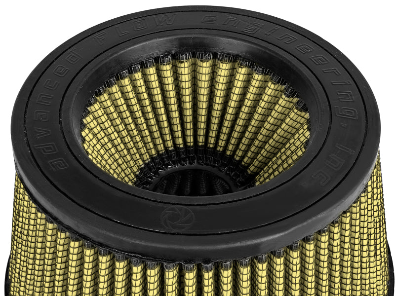 aFe MagnumFLOW Pro GUARD7 Universal Air Filter 5in. F x 5-3/4in B x 4-1/2in.T - DTX Performance