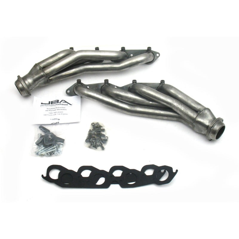 JBA 88-93 GM Truck 7.4L BBC w/A.I.R. 1-3/4in Primary Raw 409SS Cat4Ward Header - DTX Performance