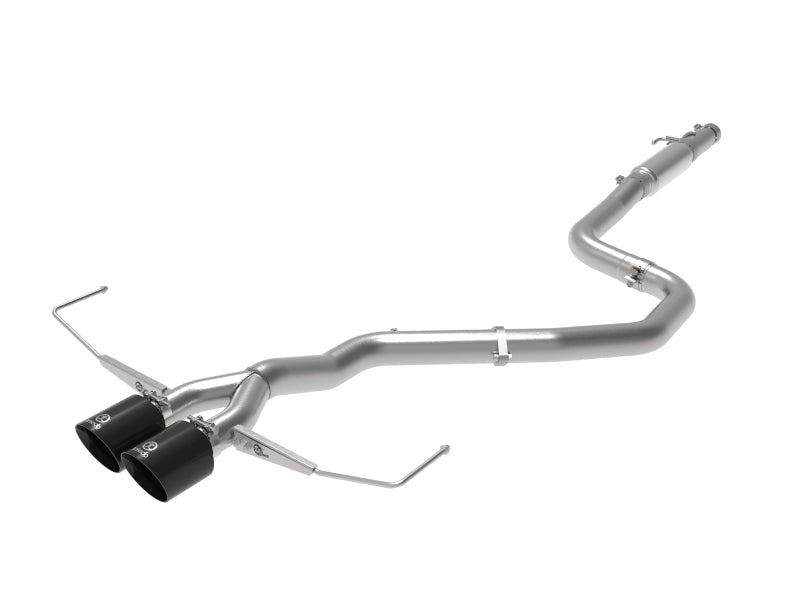 aFe Takeda Exhaust Cat-Back 19-20 Hyundai Veloster 304SS Black Dual Tips Exhaust - DTX Performance