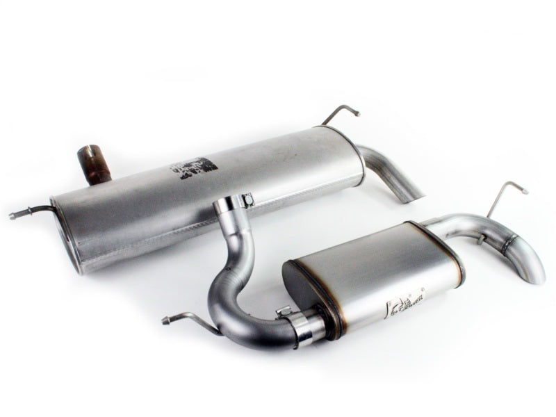 aFe MACHForce XP 07-17 Jeep Wrangler V6-3.6/3.8L 409 SS 2.5in Axle-Back Exhaust - DTX Performance