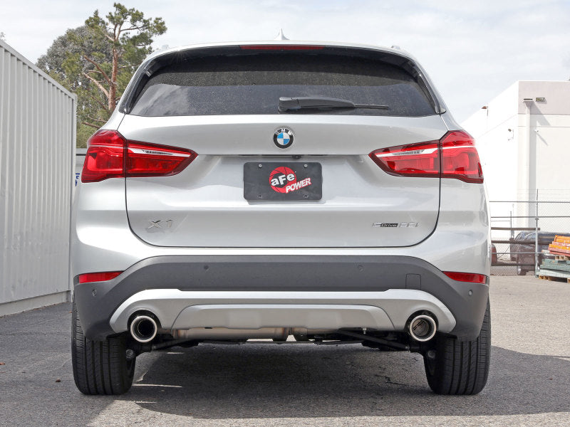 aFe 15-21 BMW X1 F48 L4 2.0L (t) MACH Force-Xp 3 to 2-1/2 IN SS Axle-Back Exhaust w/Polished Tip - DTX Performance