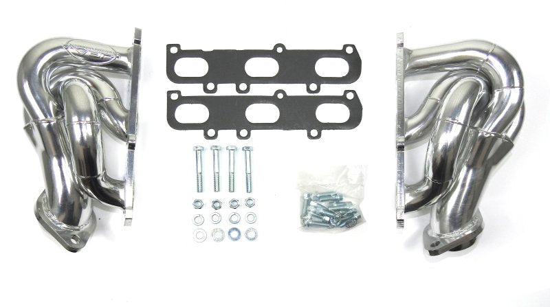 JBA 11-17 Ford F-150 3.5/3.7L V6 1-5/8in Primary Silver Ctd Cat4Ward Header - DTX Performance