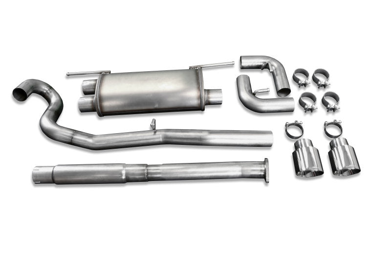 JBA 17-20 Toyota FT86/13-20 Subaru BRZ 2.0L 2-1/2in 304SS Cat-Back Exhaust w/4in Tips - DTX Performance