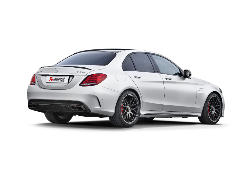 Akrapovic 15-17 AMG C63 Estate Evolution Line Cat Back (Titanium) w/ Carbon Tips (Req. Link Pipe) - DTX Performance