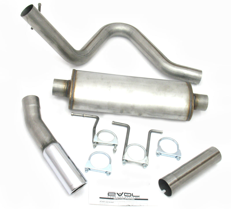 JBA 99-05 Ford Excursion 5.4L/6.8L 409SS Pass Side Single Exit Cat-Back Exhaust - DTX Performance