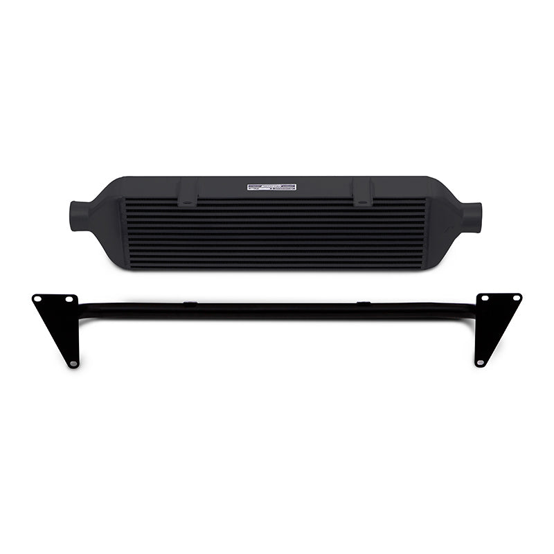 Mishimoto 15-19 Subaru STI Front-Mount Intercooler Kit w/ Black Crash Beam - Black Core - DTX Performance