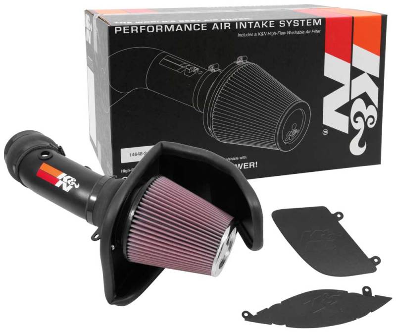 K&N 2017 Ford F250 V8-6.2L F/I Performance Air Intake Kit - DTX Performance