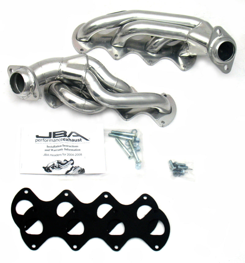 JBA 04-10 Ford F-150 5.4L 3V 1-5/8in Primary Raw 409SS Cat4Ward Header - DTX Performance