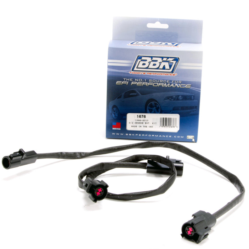 BBK 86-10 Mustang 5.0 4.6 O2 Sensor Wire Harness Extensions (pair) - DTX Performance