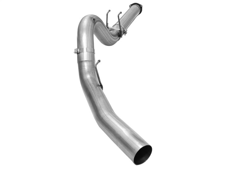 aFe MACHForce XP Exhaust 5in DPF-Back Stainless Steel Exhaust 2015 Ford Turbo Diesel V8 6.7L No Tip - DTX Performance