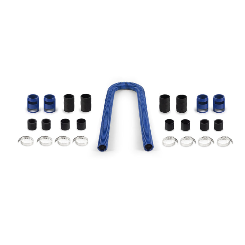 Mishimoto Universal Flexible Radiator 48in Hose Kit - Blue - DTX Performance