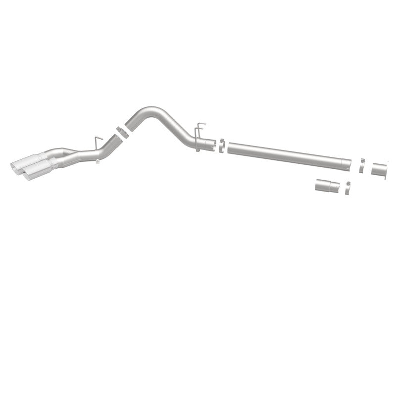 MagnaFlow 08-17 Ford F-250/F-350/F-450 4.6L/6.7 DPF-Back SS 4in Dual Single Passenger Side Rear Exit - DTX Performance