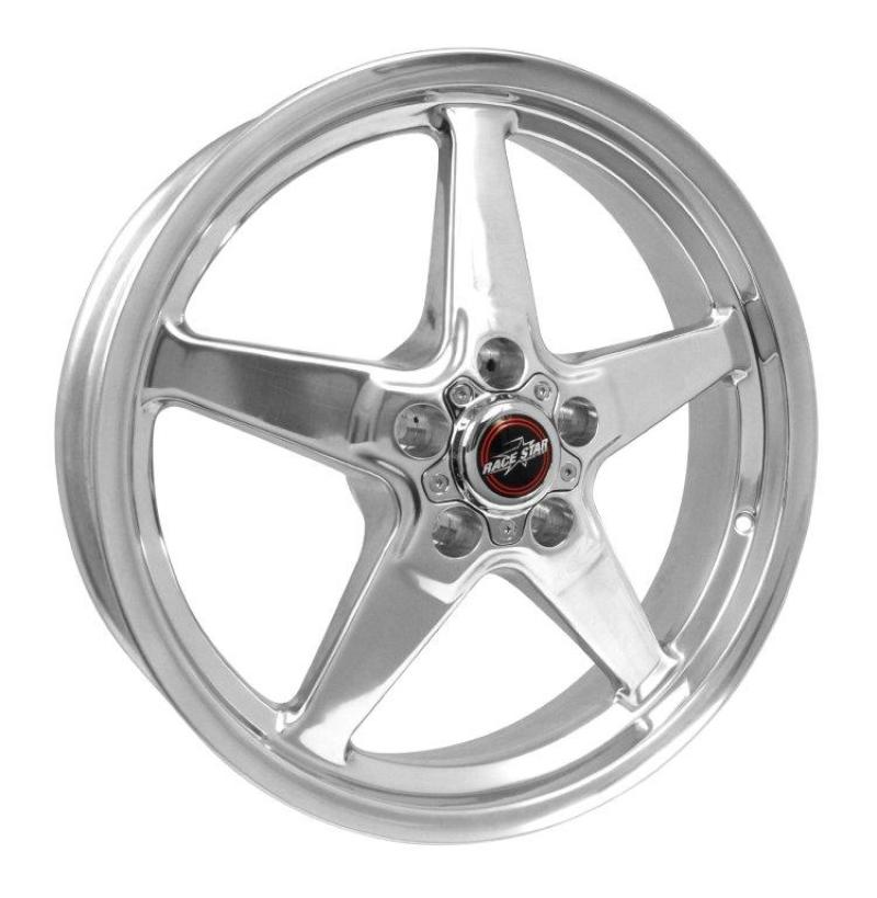 Race Star 92 Drag Star 18x5.00 5x4.50bc 2.00bs Direct Drill Polished Wheel - DTX Performance