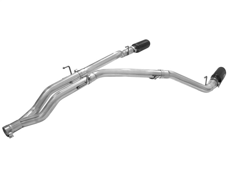 aFe MACHForce XP DPF-Back Exhaust 3in SS w/ 5in Black Tips 2014 Dodge Ram 1500 V6 3.0L EcoDiesel - DTX Performance