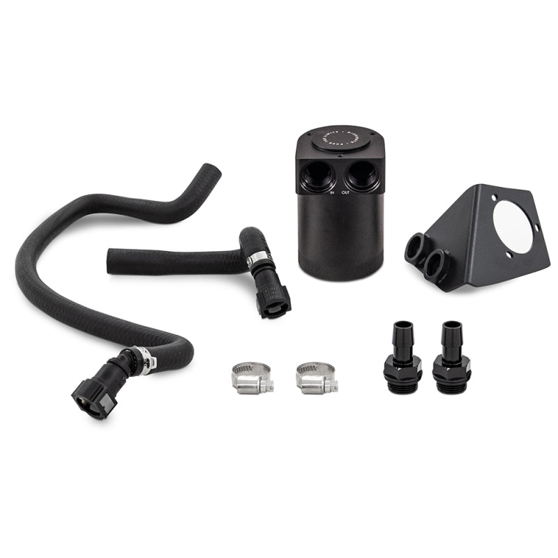 Mishimoto 2020+ Chevrolet Corvette C8 Baffled Oil Catch Can Kit (PCV Side) - Black - DTX Performance