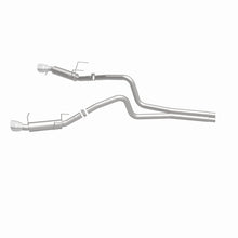 Load image into Gallery viewer, Magnaflow 2014 Ford Mustang V6 3.7L Comp Series Dual Split Rear Polished Stainless C/B Perf Exhaust - DTX Performance