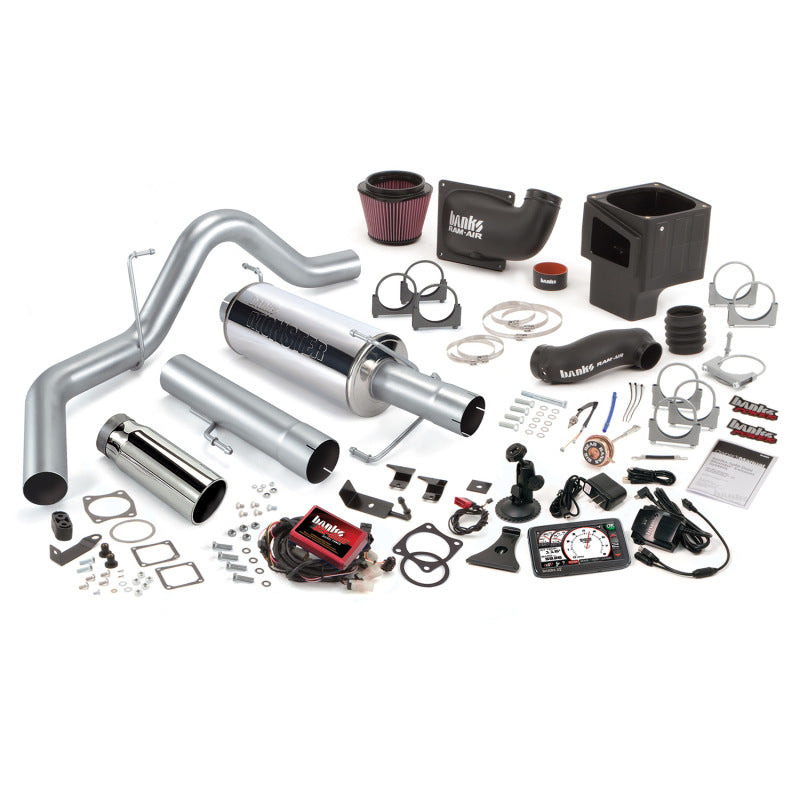 Banks Power 10-13 Dodge 6.7L CCLB Monster Exhaust System - SS Single Exhaust w/ Chrome Tip - DTX Performance