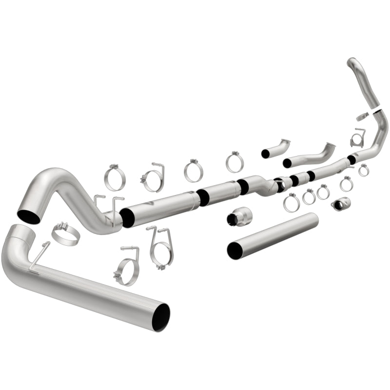 MagnaFlow Sys T/B 99-03 Ford F-250/F-350 7.3L 5in SS Single Exit Custom Builder Pipe Kit - DTX Performance